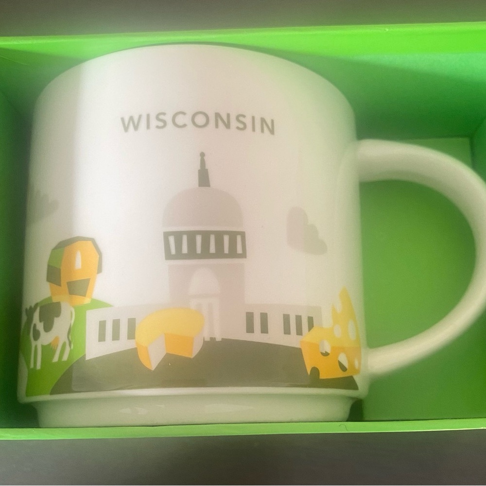 Starbucks 2015 You Are Here Collection Wisconsin Mug